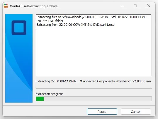 CCW 22 Extraindo Arquivos